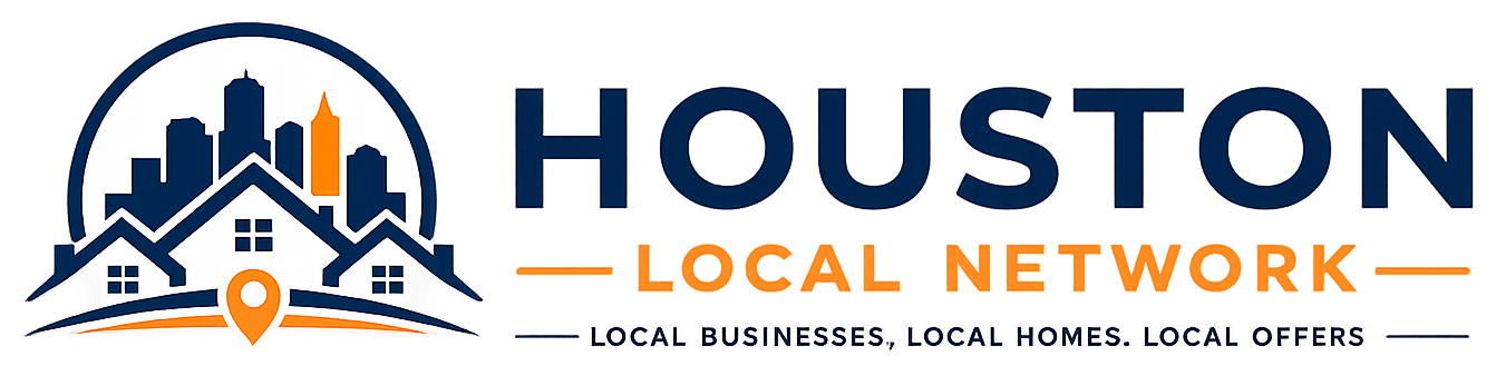 Houston Local Network logo — Local businesses. Local homes. Local offers.